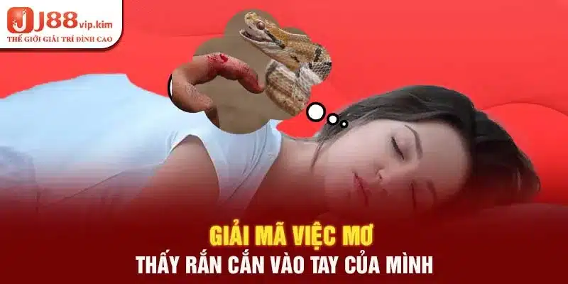 Giải mã việc mơ thấy rắn cắn vào tay của mình 